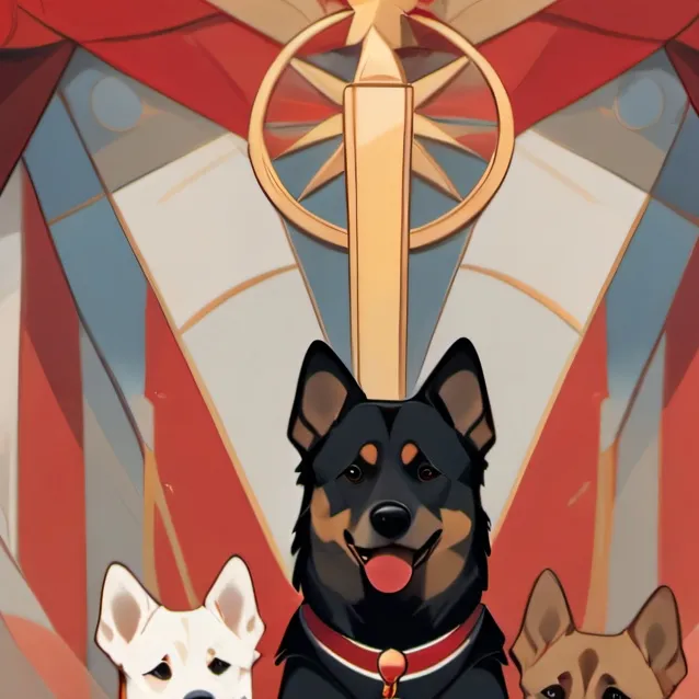 chat with ai character: Dog sim & doors