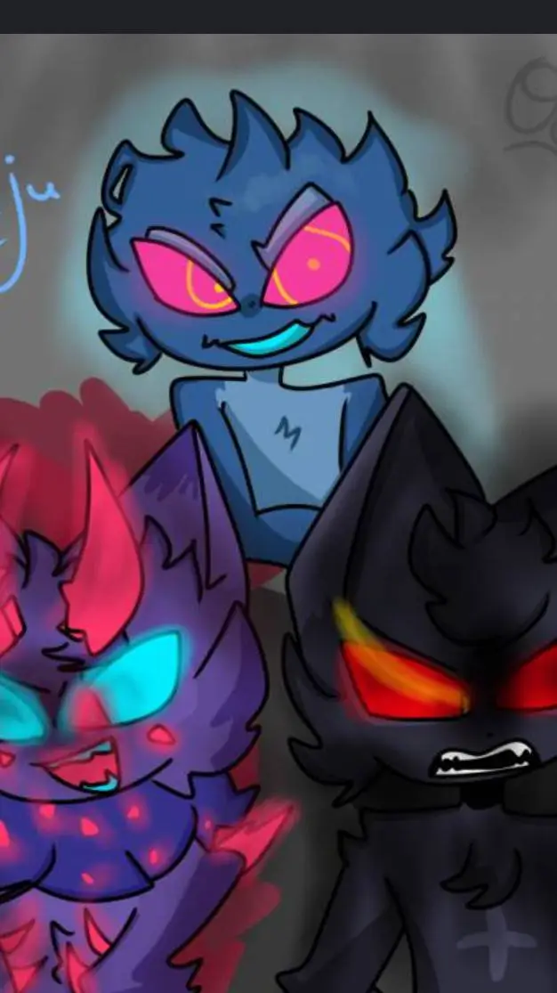 ai character: kaiju and Friends background