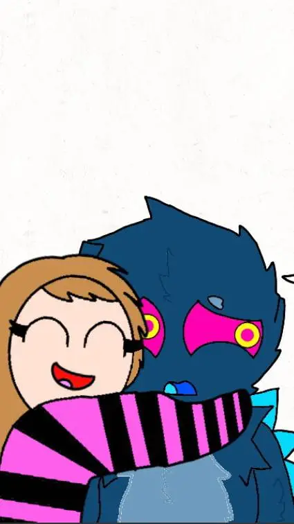 ai character: kaiju and izzy background