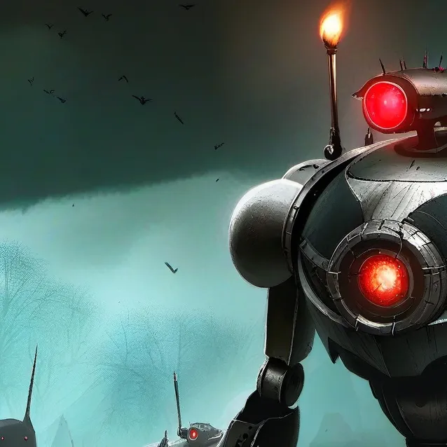 chat with ai character: Heros vs Robots