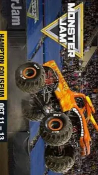 ai character: Monster jam background