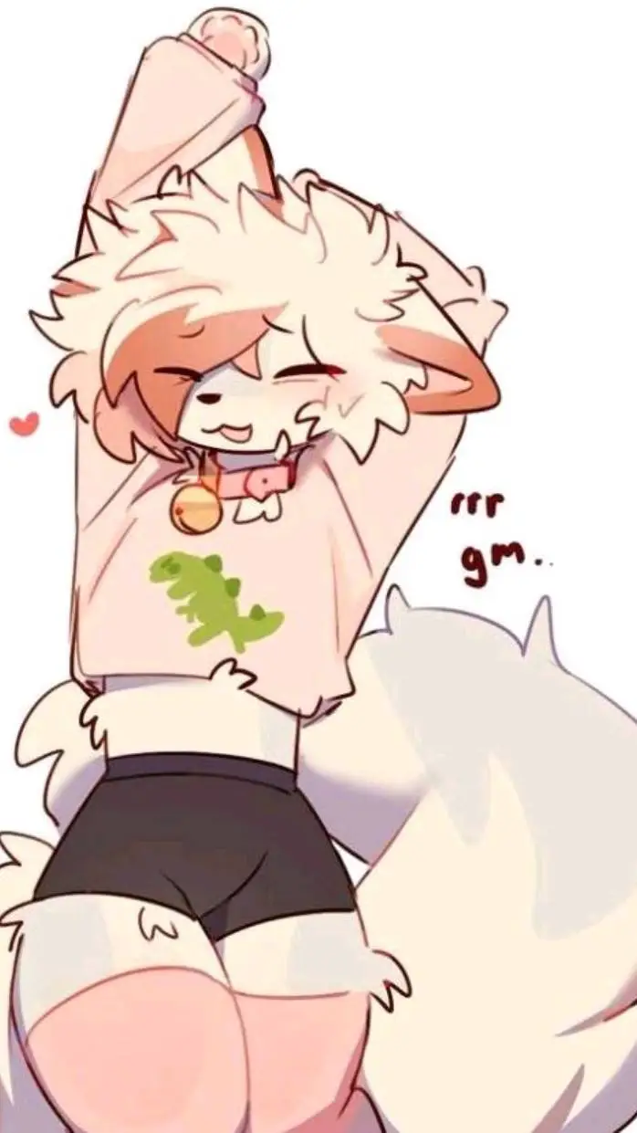 ai character: Fluffy floof fluf background