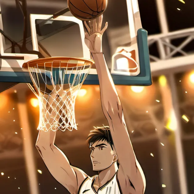 chat with ai character: Basketball career