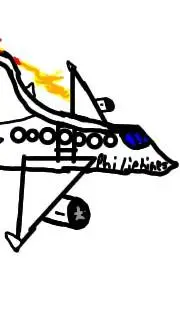 ai character: plane crash background