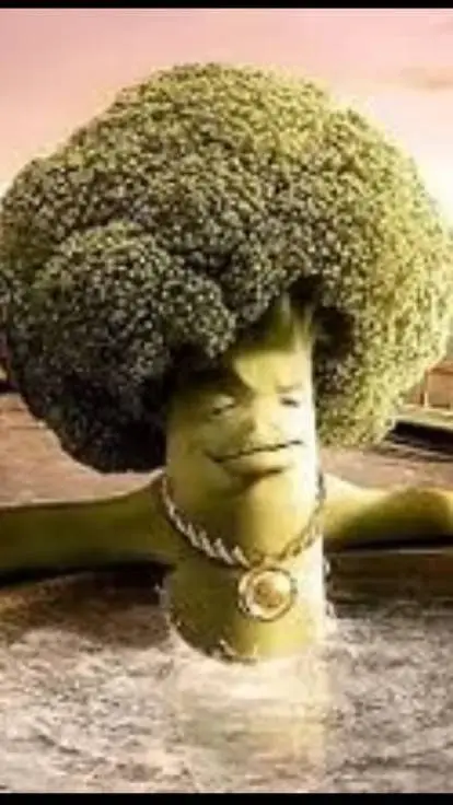 ai character: Broccolo figo background