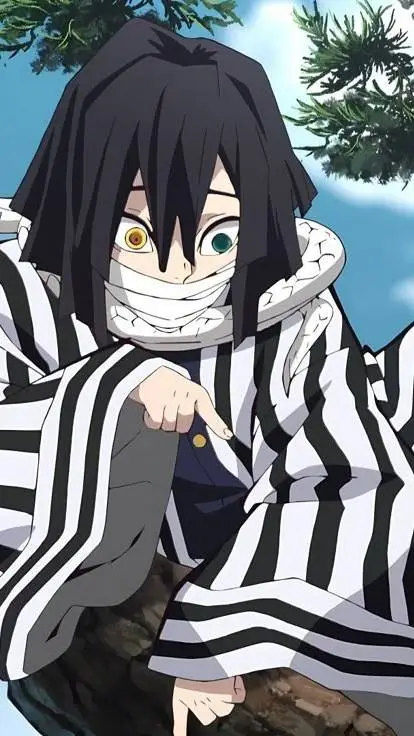 ai character:  ●Obanai Iguro ● background