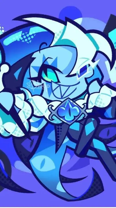 ai character: shadow milk cookie background