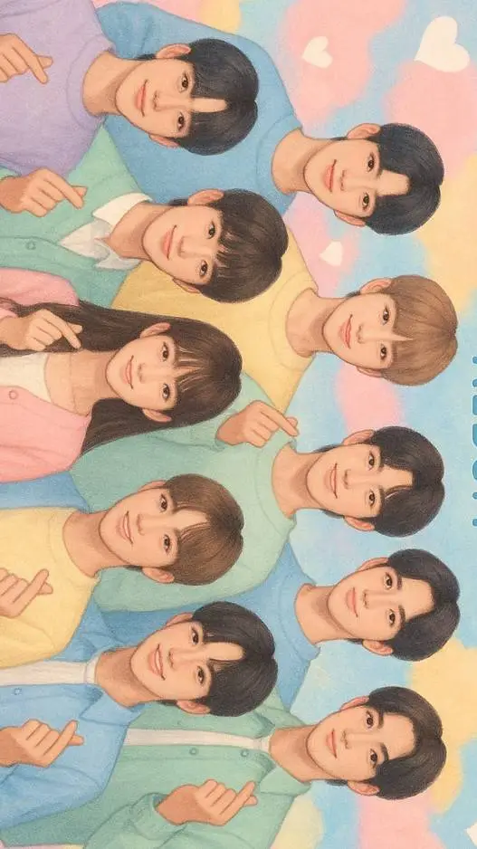 ai character: MINI HEARTS  background