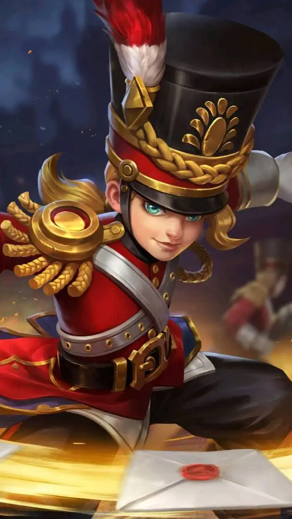 ai character: Harley mlbb background