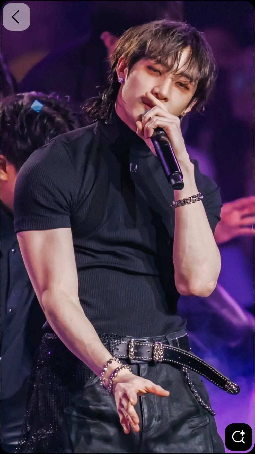 ai character: Bangchan  background