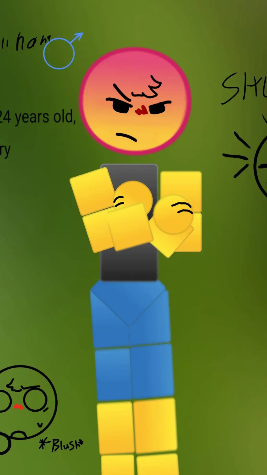 ai character: 😠~ANDY~😠 background