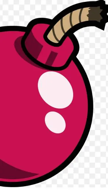 ai character: cherry (bomb) background