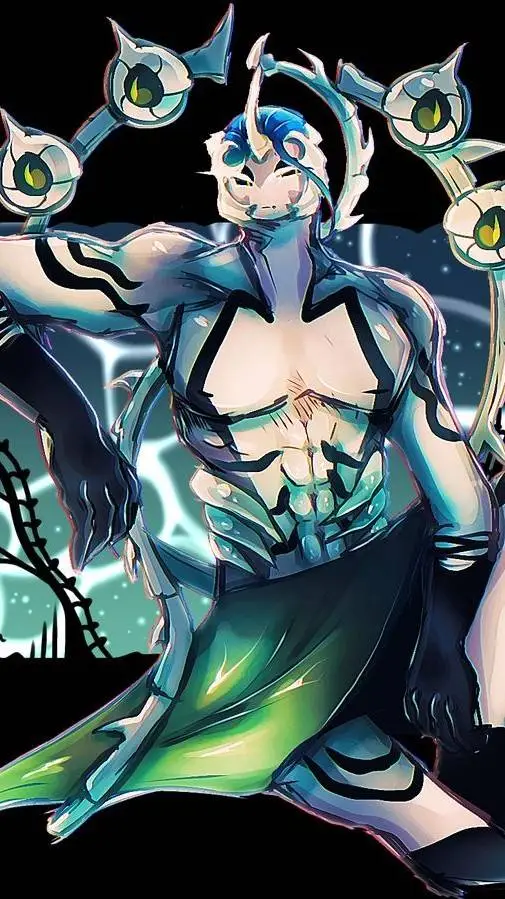 ai character: longan dragon  background