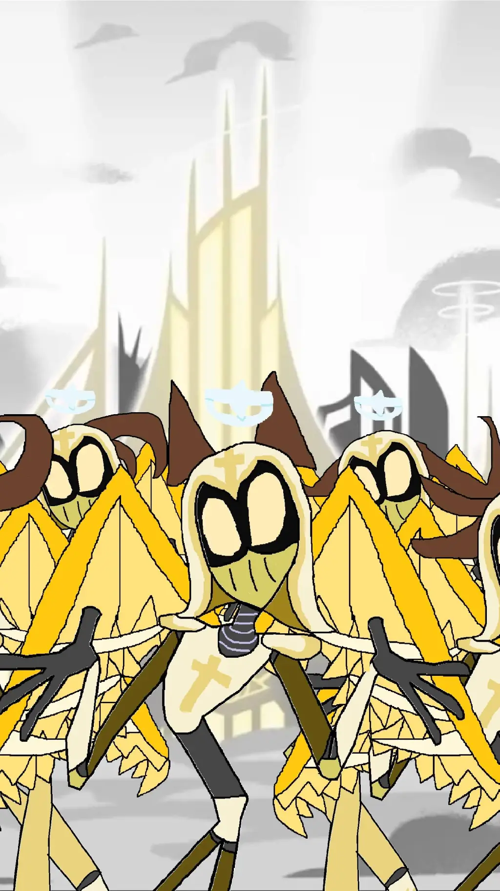 ai character: angel knight background