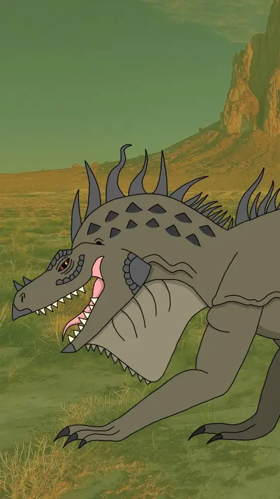 ai character: Cactocauda background