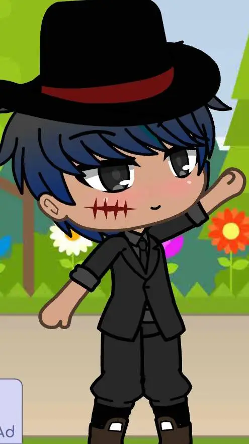 ai character: Randy Gacha Oc background