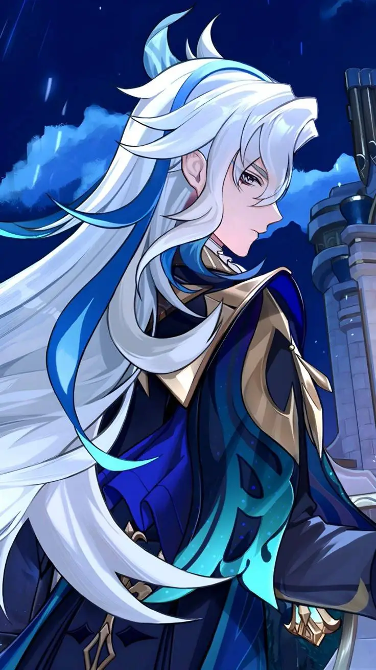 ai character: °•Neuvillette•° background
