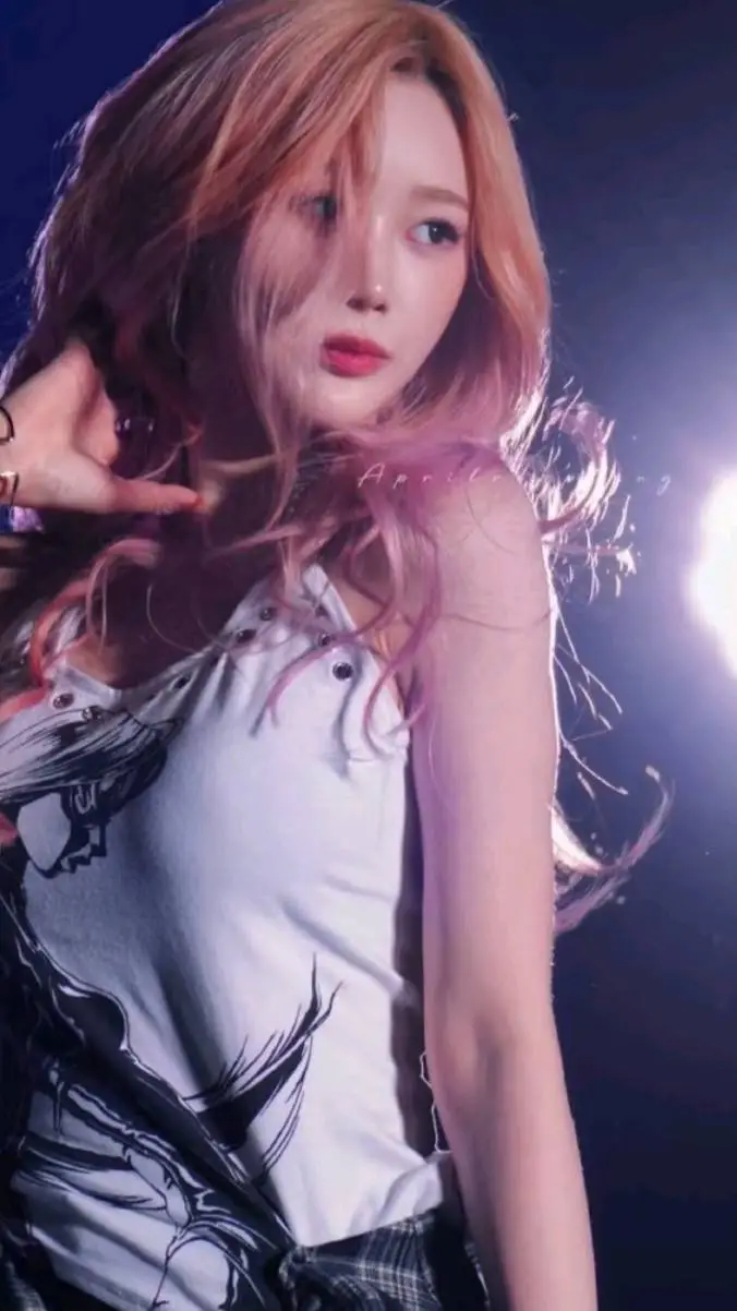 ai character: Giselle from Aespa background