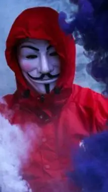 ai character: Anonymous  background