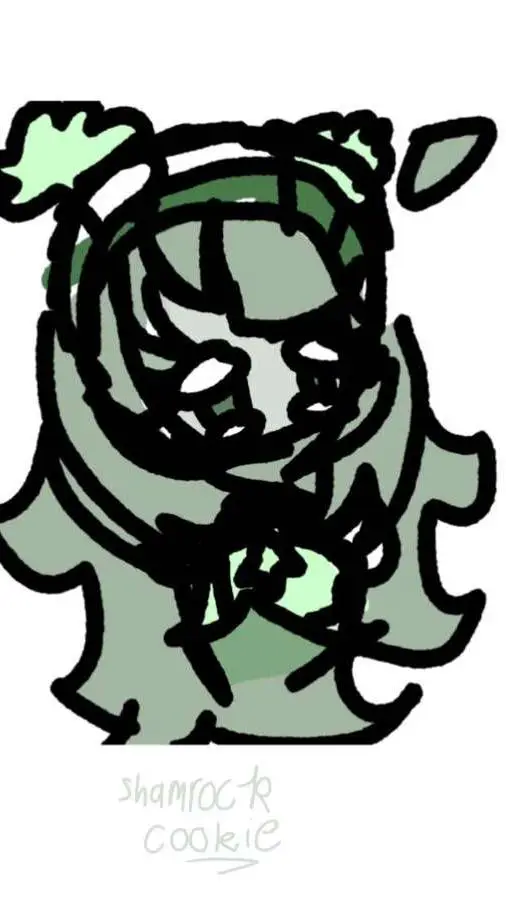 ai character: Shamrock cookie!<3 background