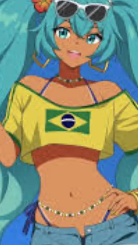 ai character: Miku background