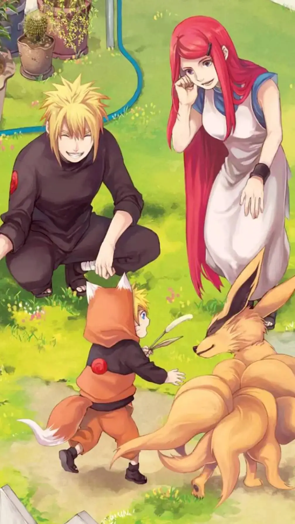 ai character: Uzumaki Family  background