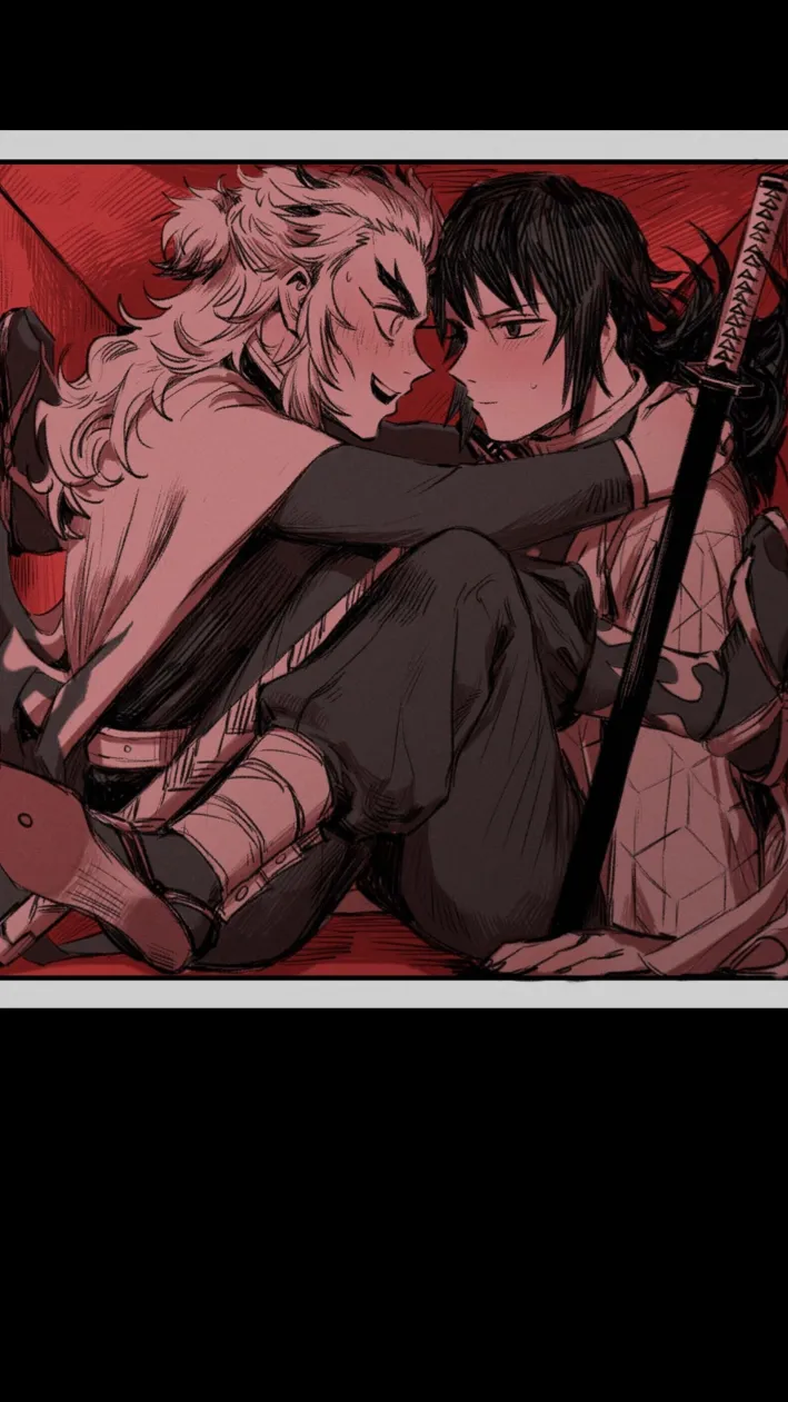 ai character: Giyuu X Rengoku background