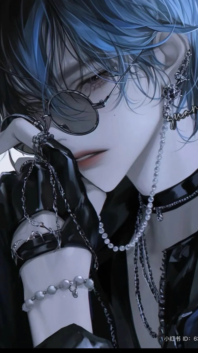 ai character: 🫐clay🫐 background