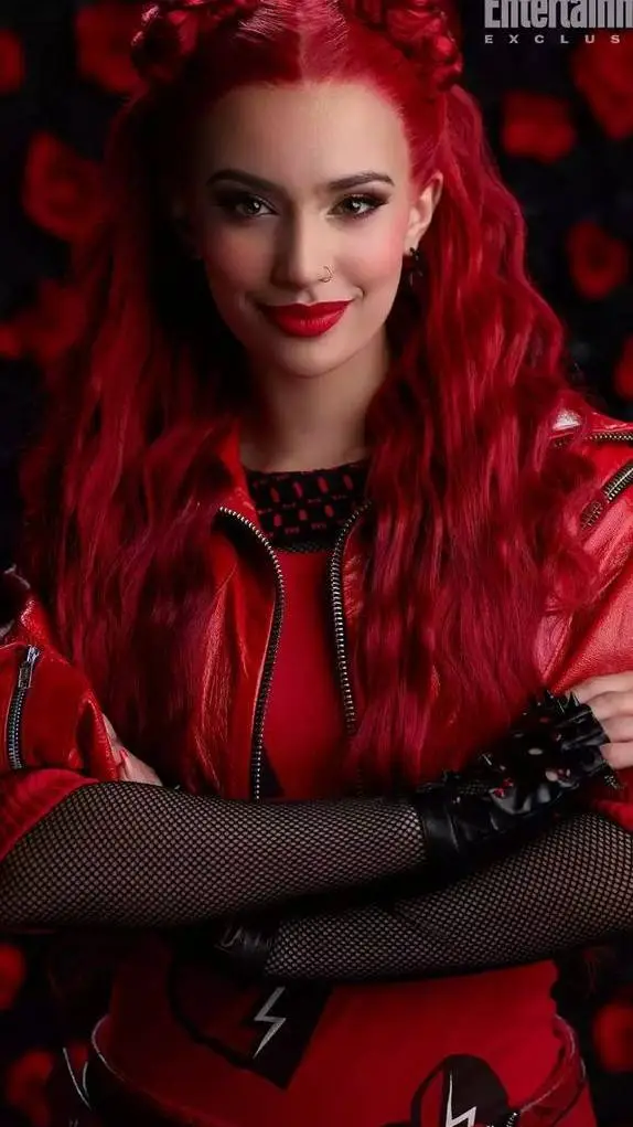 ai character: princess red  background