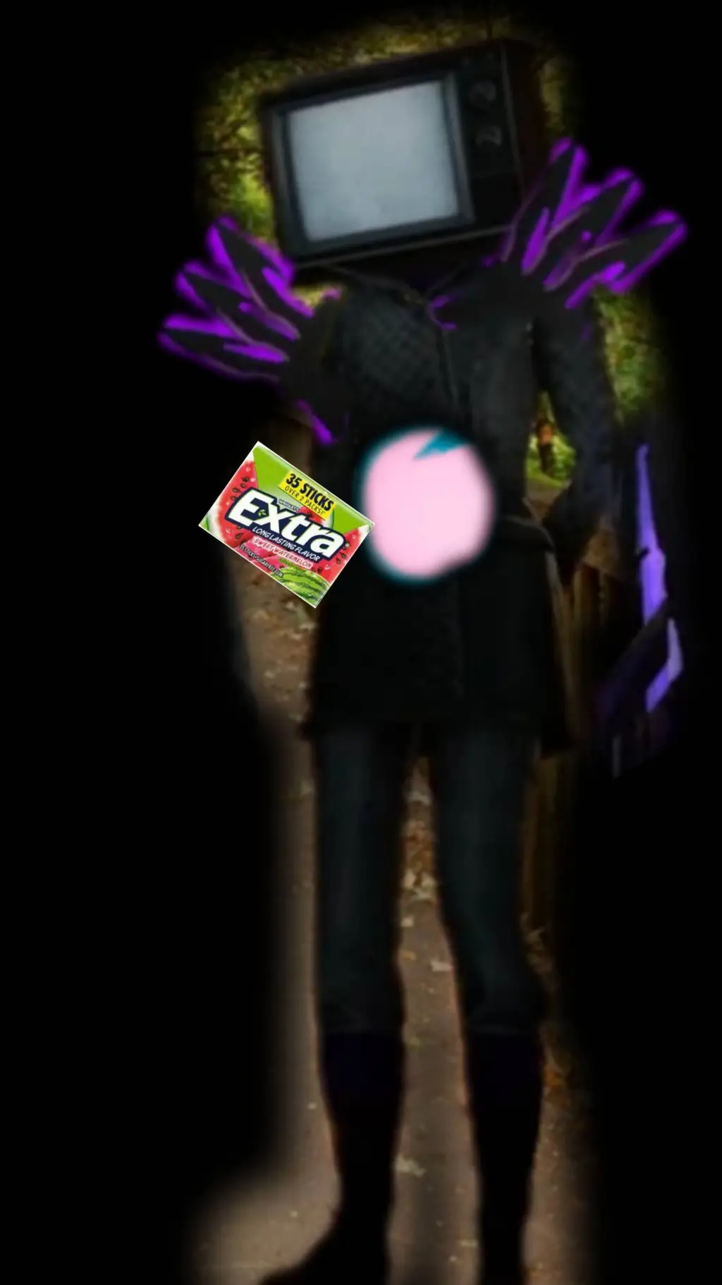 ai character: titan tvwoman  background