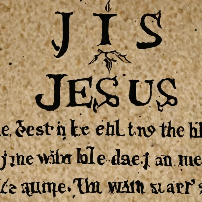 chat with ai character: Jesus