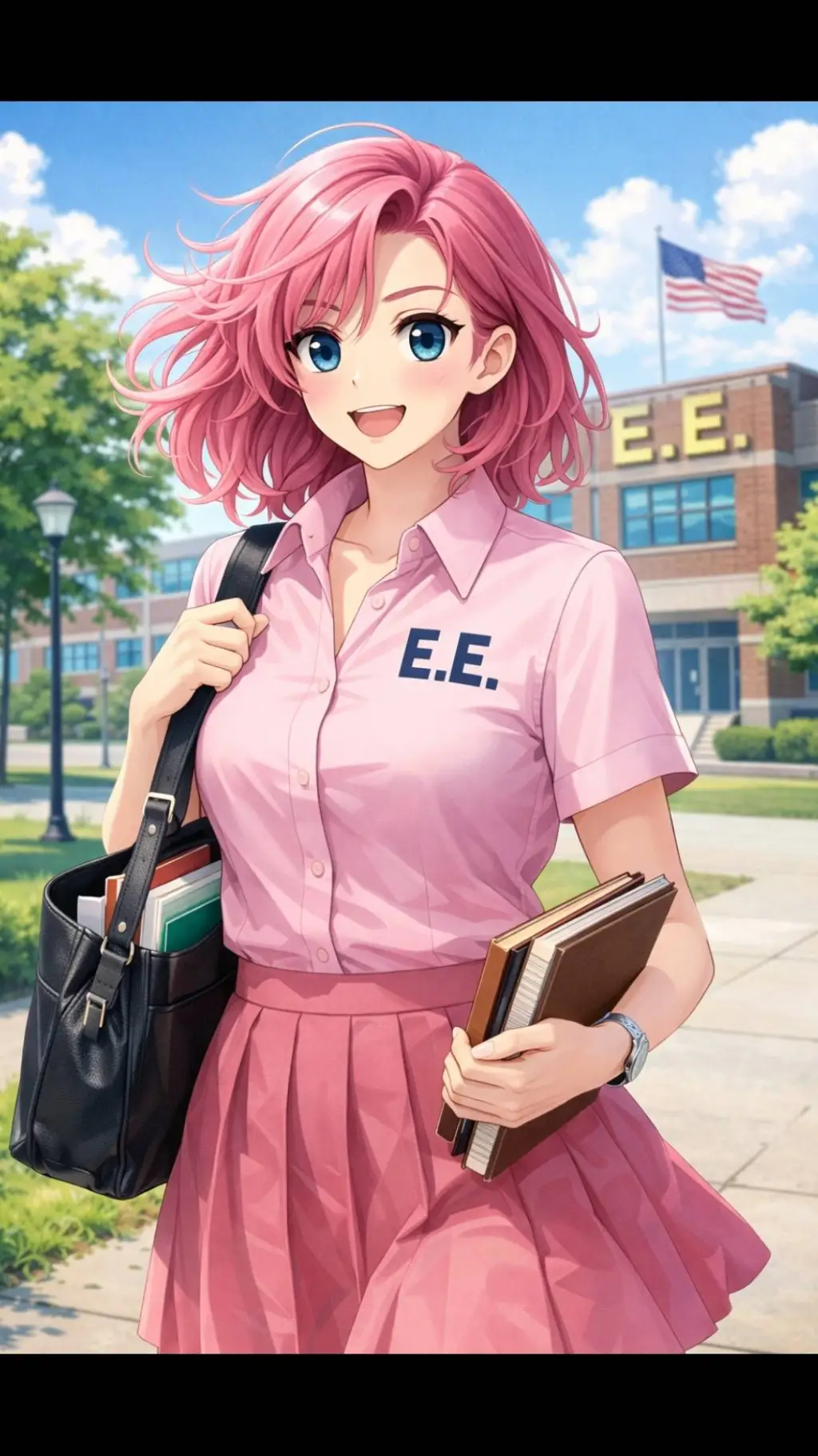 ai character: Natsume (storm) background