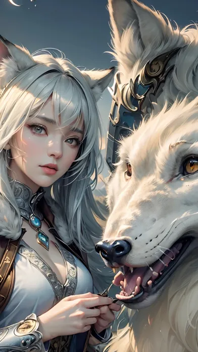 ai character: Luna  background