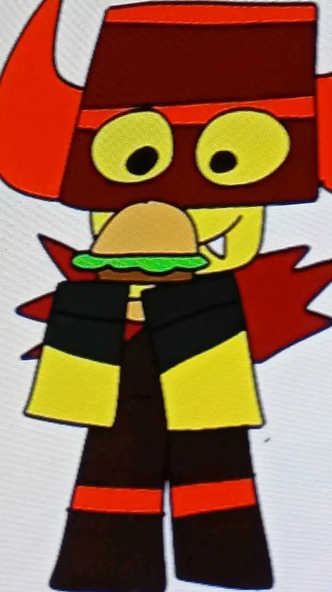 ai character: lil' doombringer  background