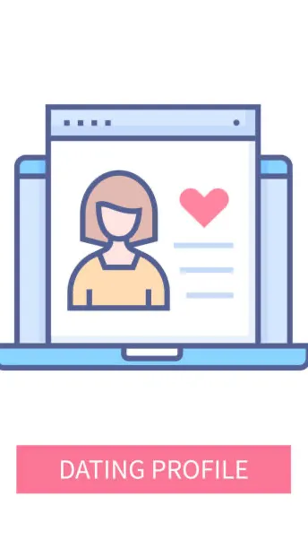 ai character: Online dating  background