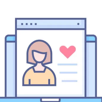 chat with ai character: Online dating 