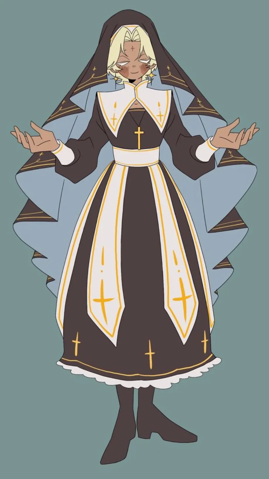 ai character: Crk x nuns au!  background