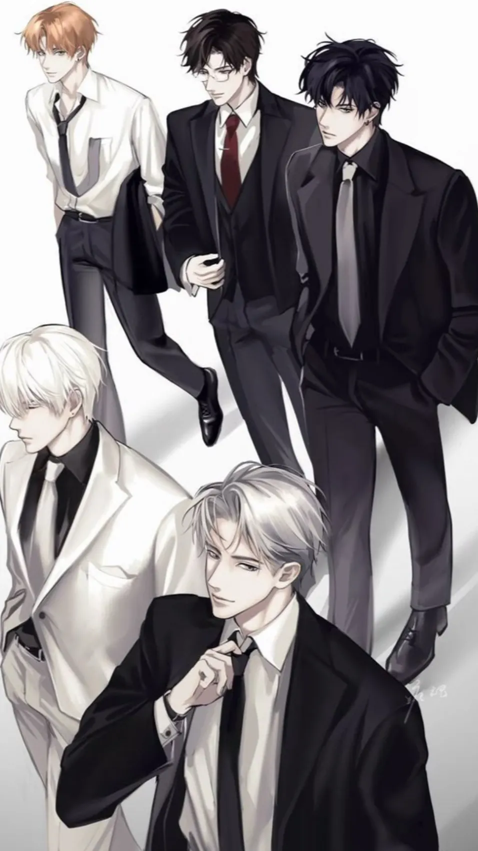 ai character: Five BOYFRIENDS?! background