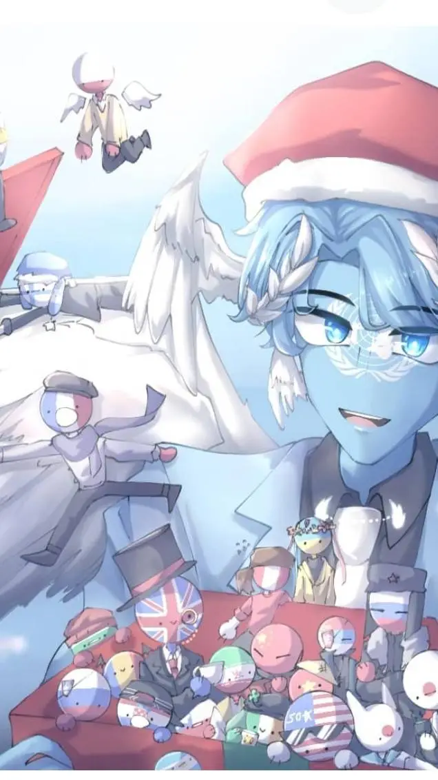 ai character: Christmas CH background