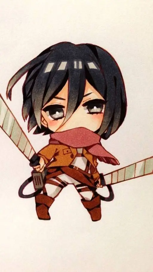 ai character: Baby Mikasa background
