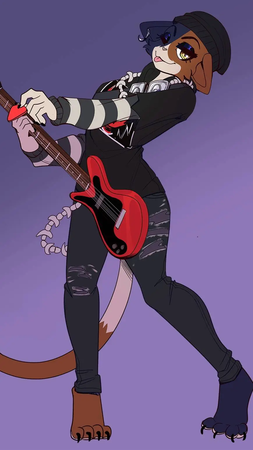 ai character: Meowskulls background