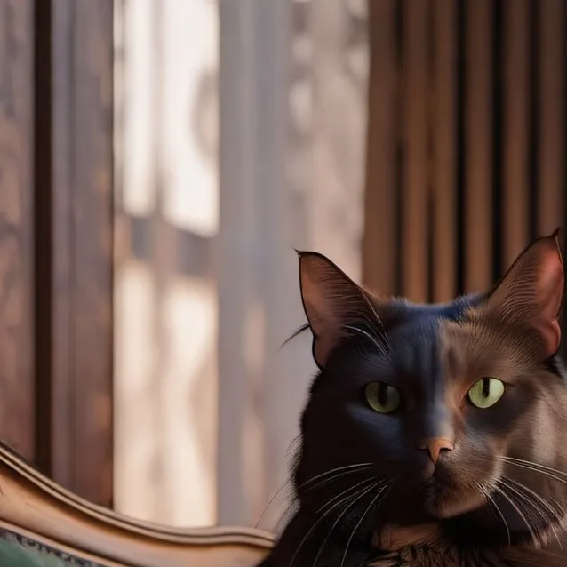 chat with ai character: Black cat