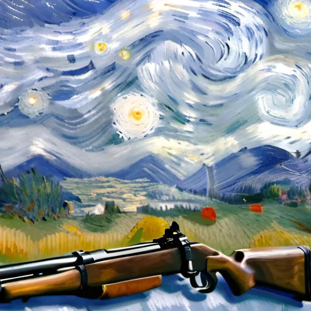 chat with ai character: MORE GUNS?!