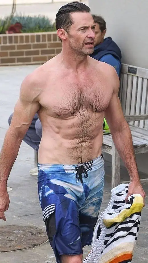 ai character: Hugh jackman  background