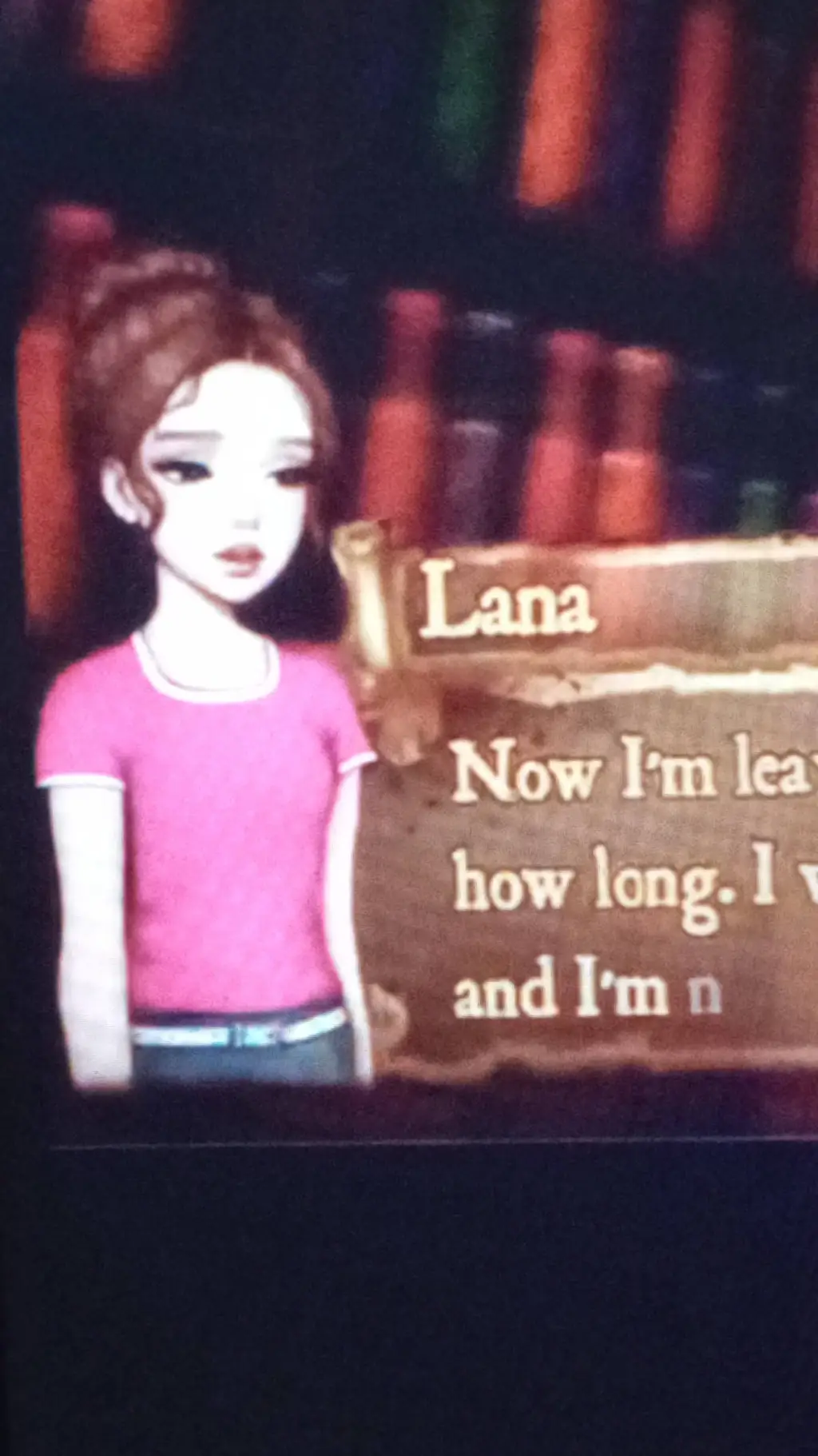 ai character: lana  background