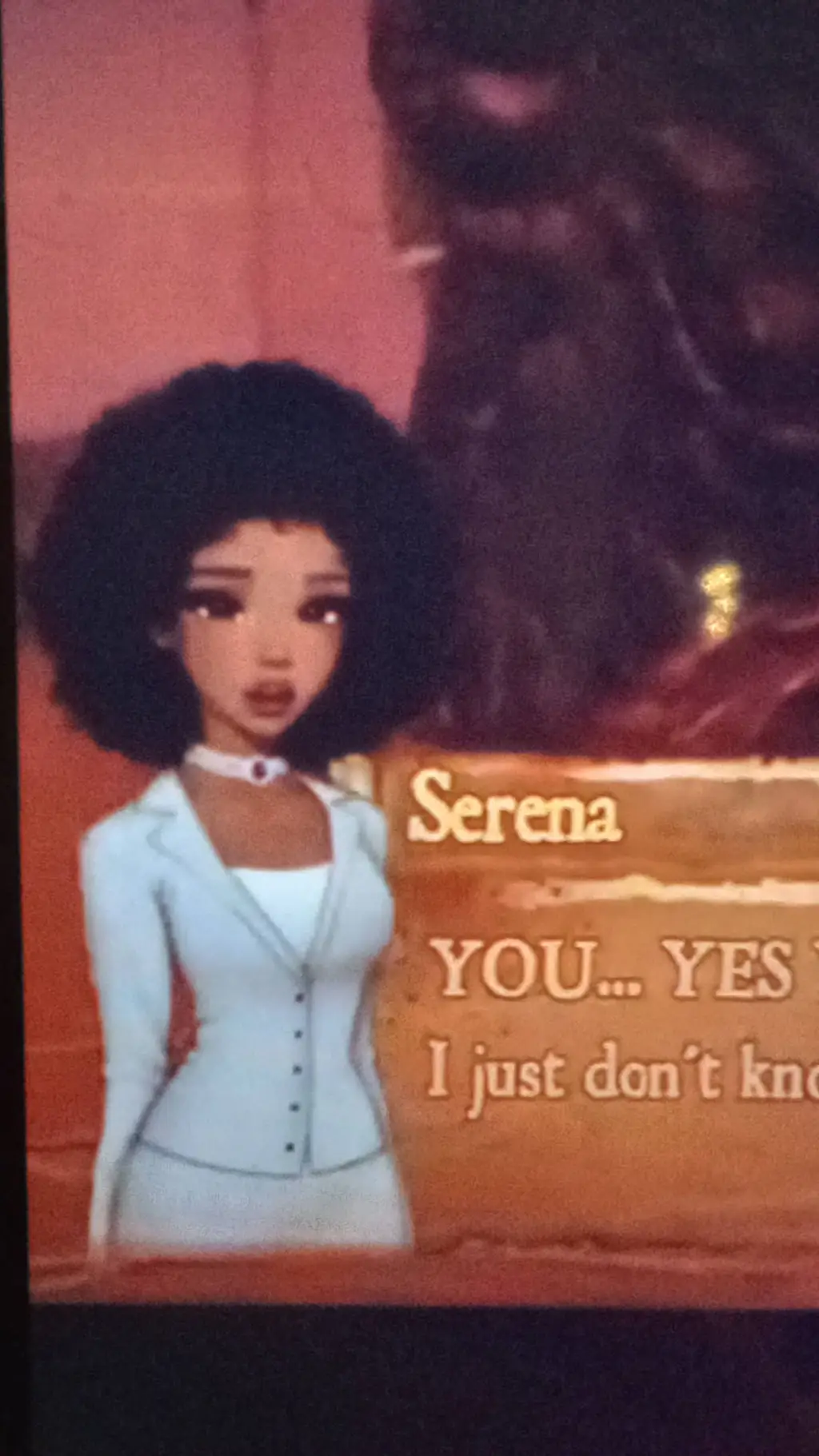 ai character: serena background
