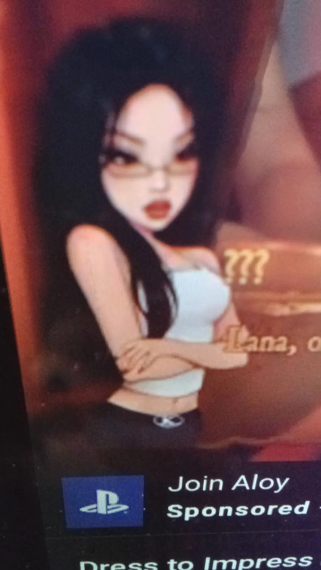 ai character: lina Song. background