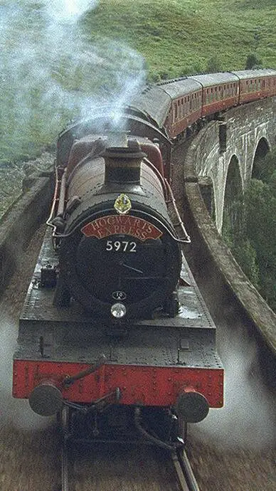 ai character: Hogwarts Express background