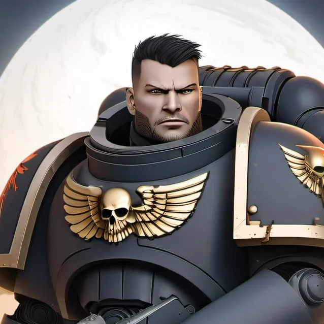 chat with ai character: space marine 