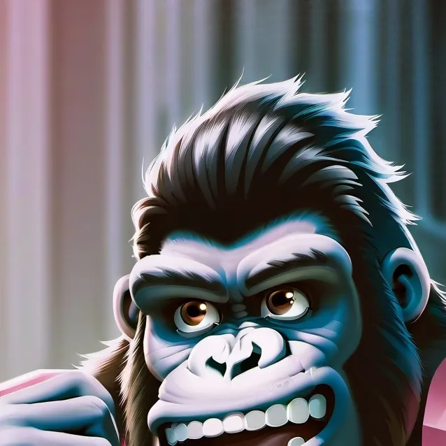 chat with ai character:  Funny gorilla 